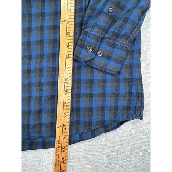 Pendleton Men's Large Flannel Shirt Canterbury Cloth Plaid Merino Wool Blend - Picture 4 of 6